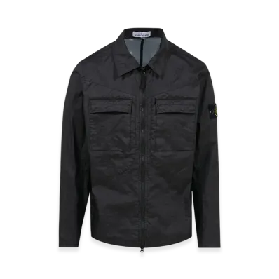 Stone Island 10323 Membrana 3L TC Overshirt - 22SS "Black"