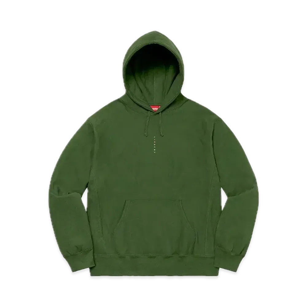 Supreme Micro Logo Hooded Sweatshirt "Green"