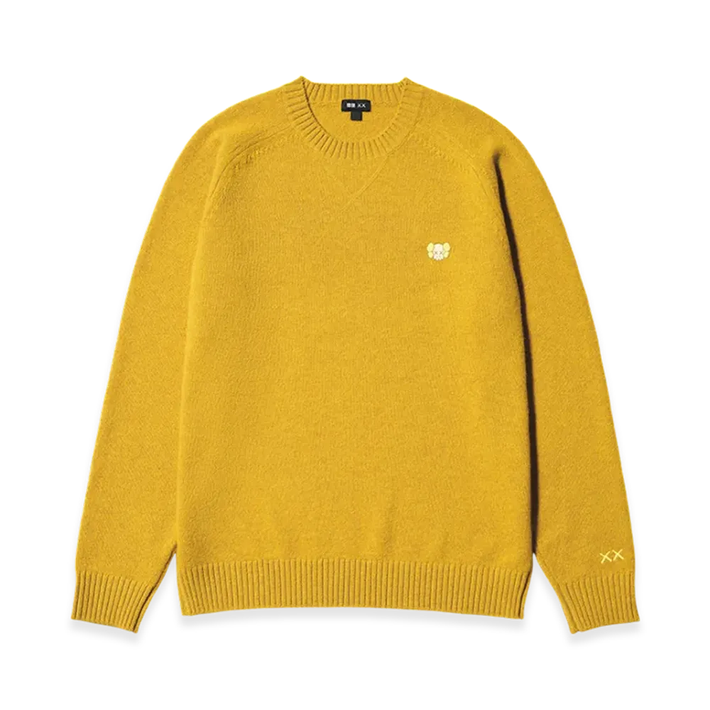 Uniqlo x KAWS Winter Lamb Crewneck Sweater "Yellow"