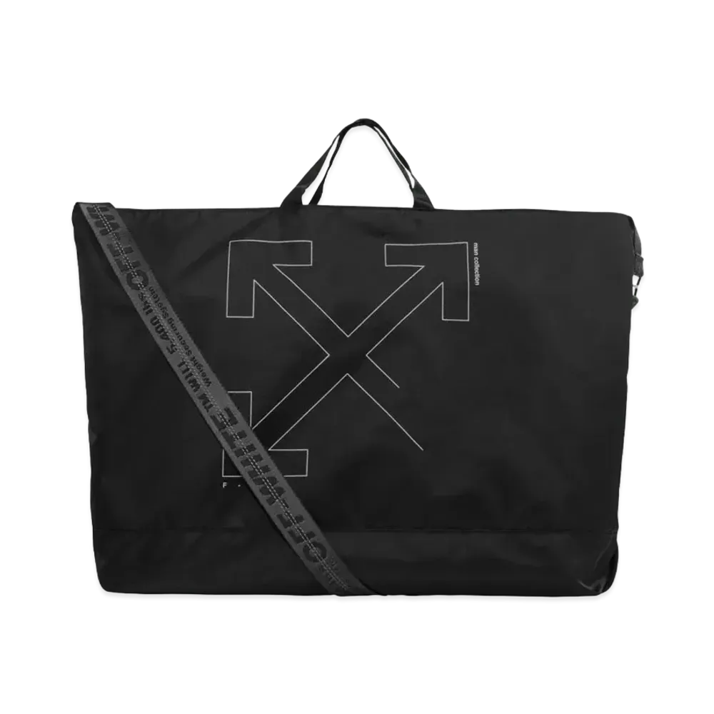 OFF-WHITE Unfinished Arrows Tote Bag "Black"