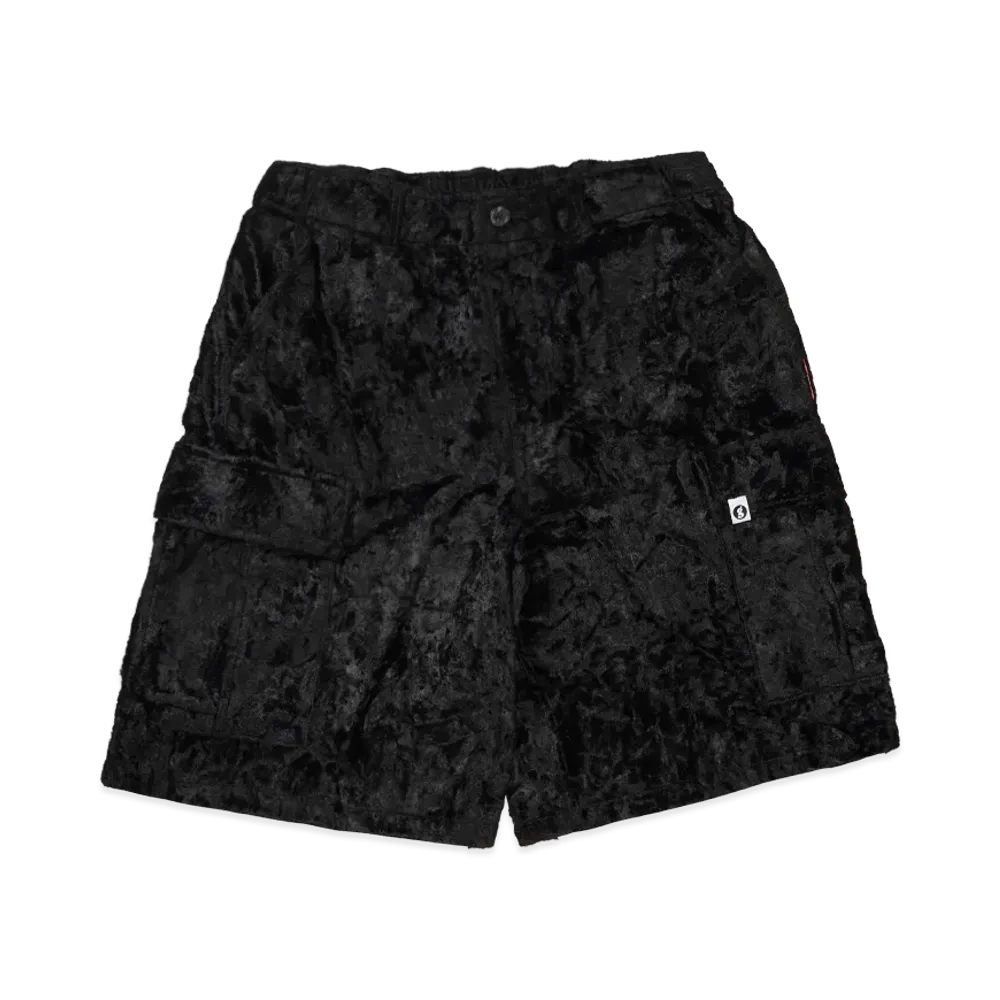 Supreme x GOODENOUGH Crushed Rayon Cargo Short "Black"