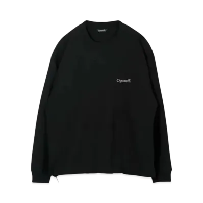 Optstuff Drawstring Long Sleeve T-Shirt "Black"