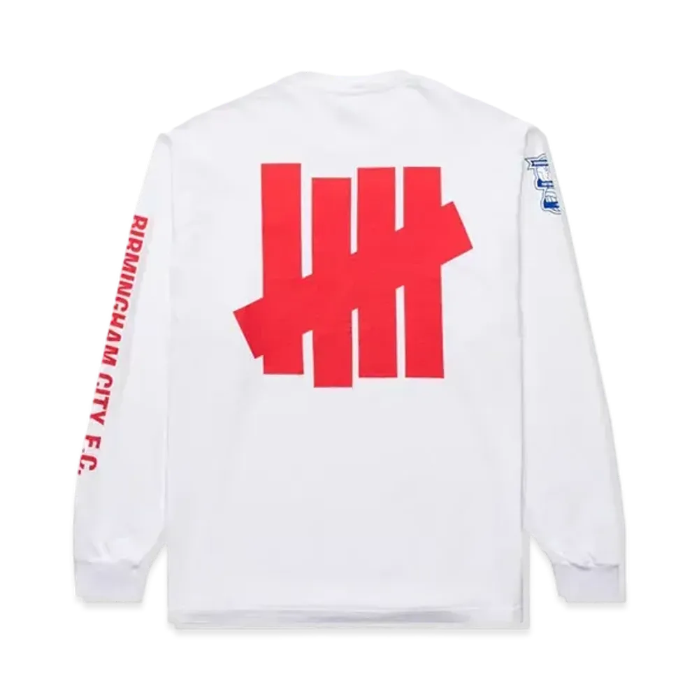 UNDEFEATED x BCFCBlue and White Kit Team Long-Sleeve Tee "White"