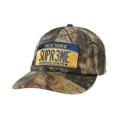 Supreme License Plate 6-Panel "Camo"