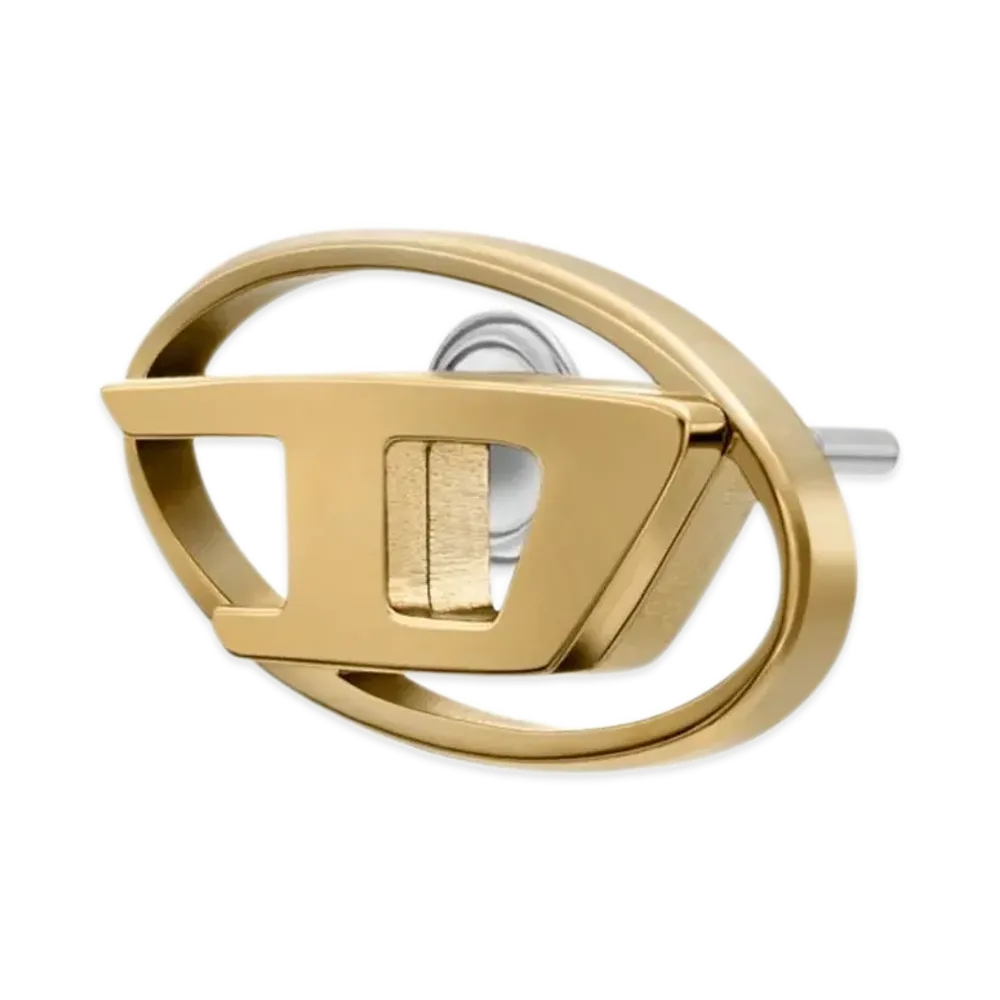 Diesel Dx1590710 Jewel Gold-Tone Stainless Steel Stud Earrings "Gold"
