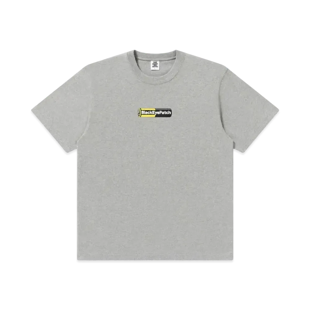 BlackEyePatch Battery Logo Tee "Heather Gray"