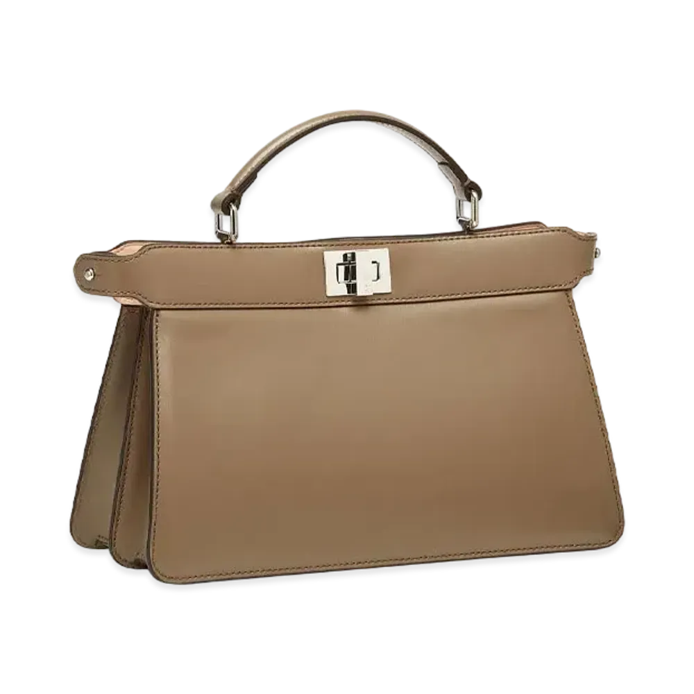FENDI Pecaboo I See U East West Leather "Gray"
