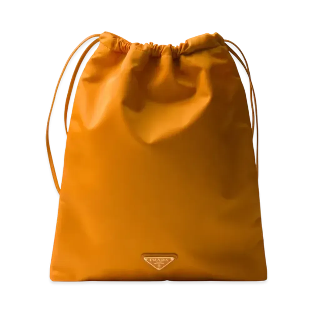 PRADA Re-Nylon Pouch "Mustard Yellow"