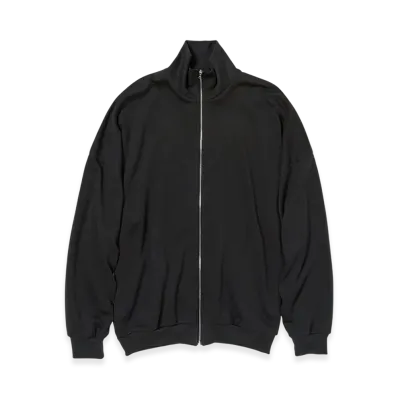 AURALEE Super High Gauge Sweat Zip Blouson "Ink Black"
