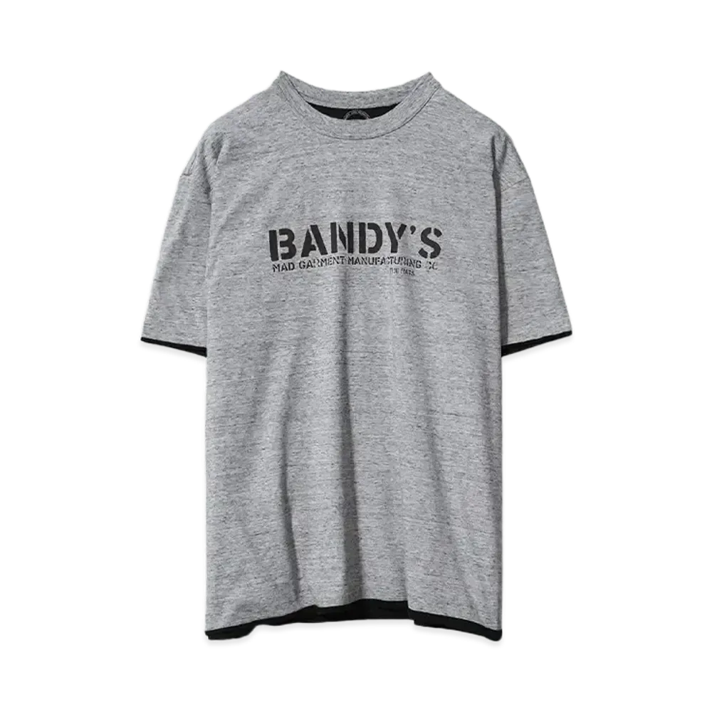 RATS RIVERSIBLE TEE "GRAY"