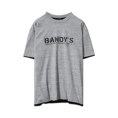 RATS RIVERSIBLE TEE "GRAY"