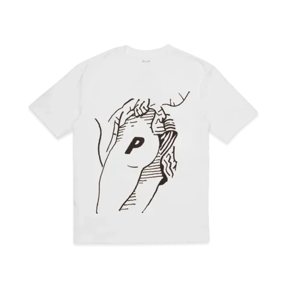 PALACE P-Bum T-Shirt "White"