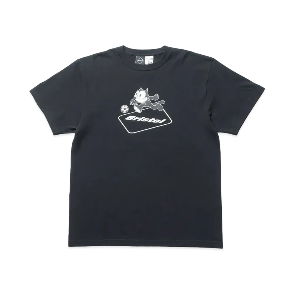 F.C.REAL BRISTOL Felix The Cat Supporter S/S Tee "Black"