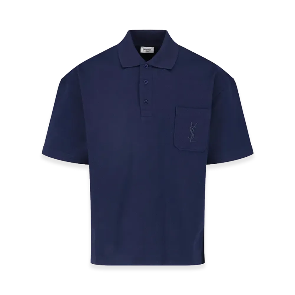 Saint Laurent Polos "Navy"