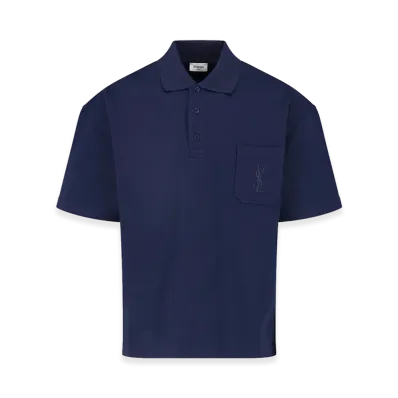 Saint Laurent Polos "Navy"