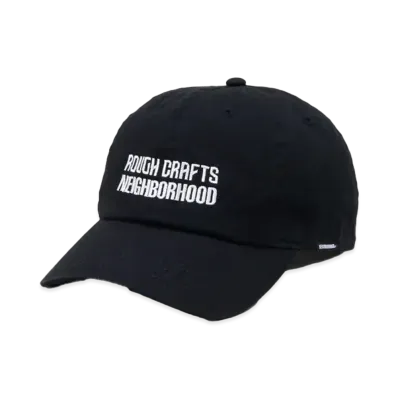 NEIGHBORHOOD x ROUGH CRAFTS . Dad Cap "Black"