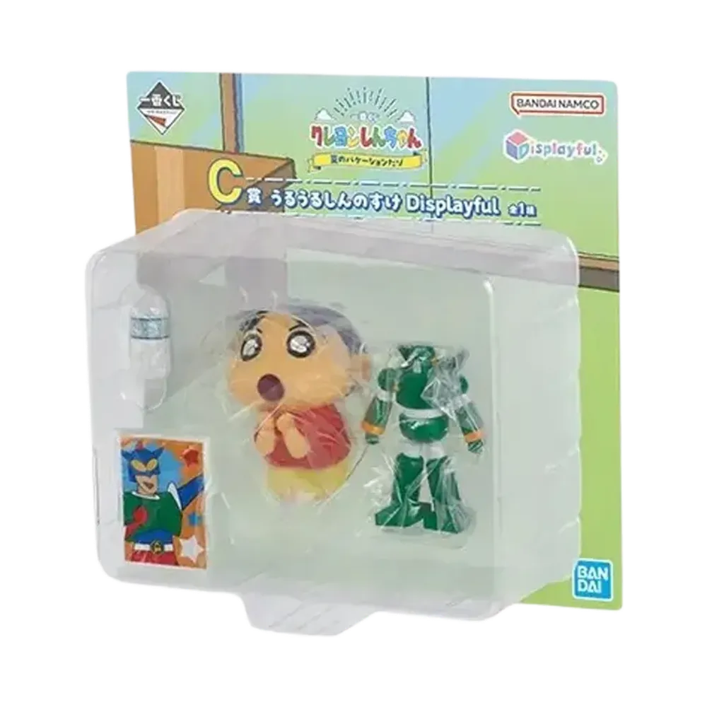 BANDAI "Ichiban Kuji" -Crayon Shin-chan Summer Vacation- C Prize Ururu Shinnosuke Displayful
