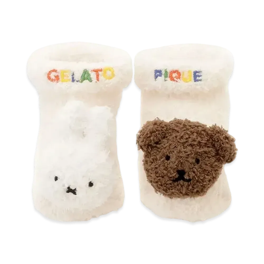GELATO PIQUE x Dick Bruna Baby Moko Socks "Cream"