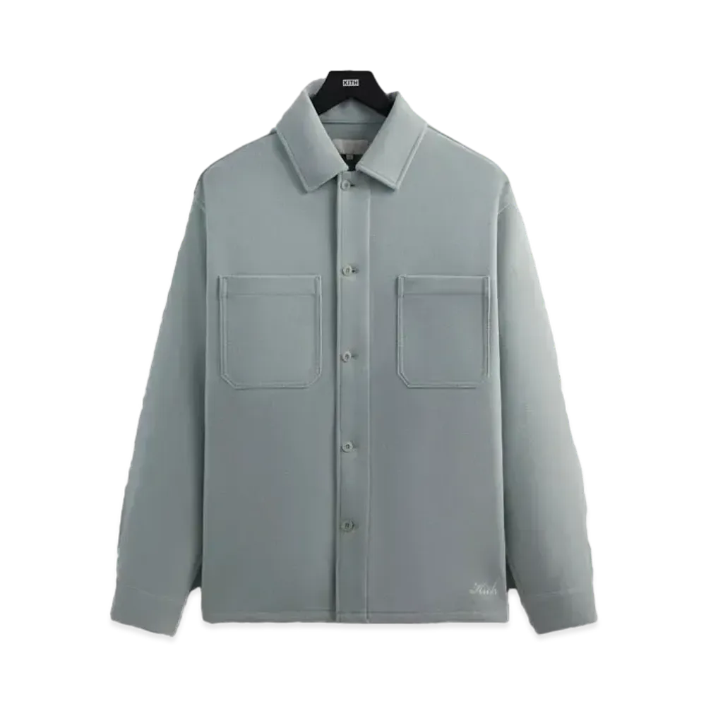 Kith Felted Jersey Ace Buttondown "Brine"