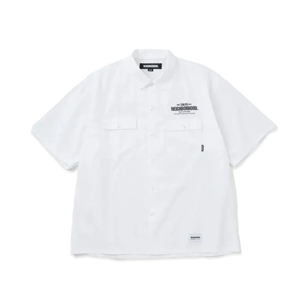 NEIGHBORHOOD Classic Work Shirt SS "White"