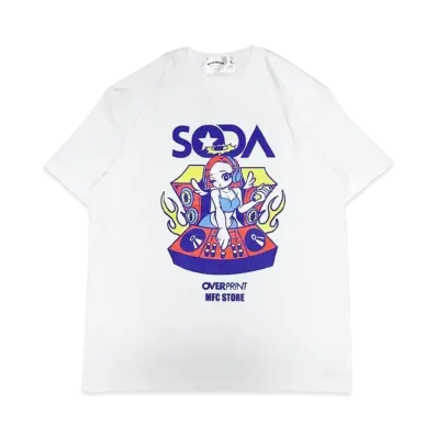 MFC STORE x over print x DJ SODA Ver. 3Saki S/S Tee "White/Blue"