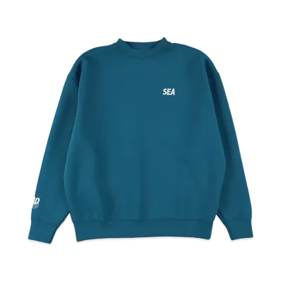 WIND AND SEA WDS-ES Cardboard Crew Neck "Sea Blue"