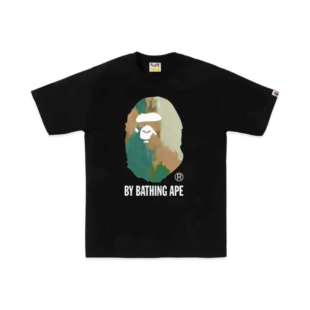 A BATHING APE Tie Dye By Bathing Ape Tee "Black Beige"