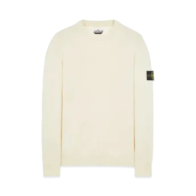 Stone Island 503A7 COMFORT WOOL-COTTON "Natural White"