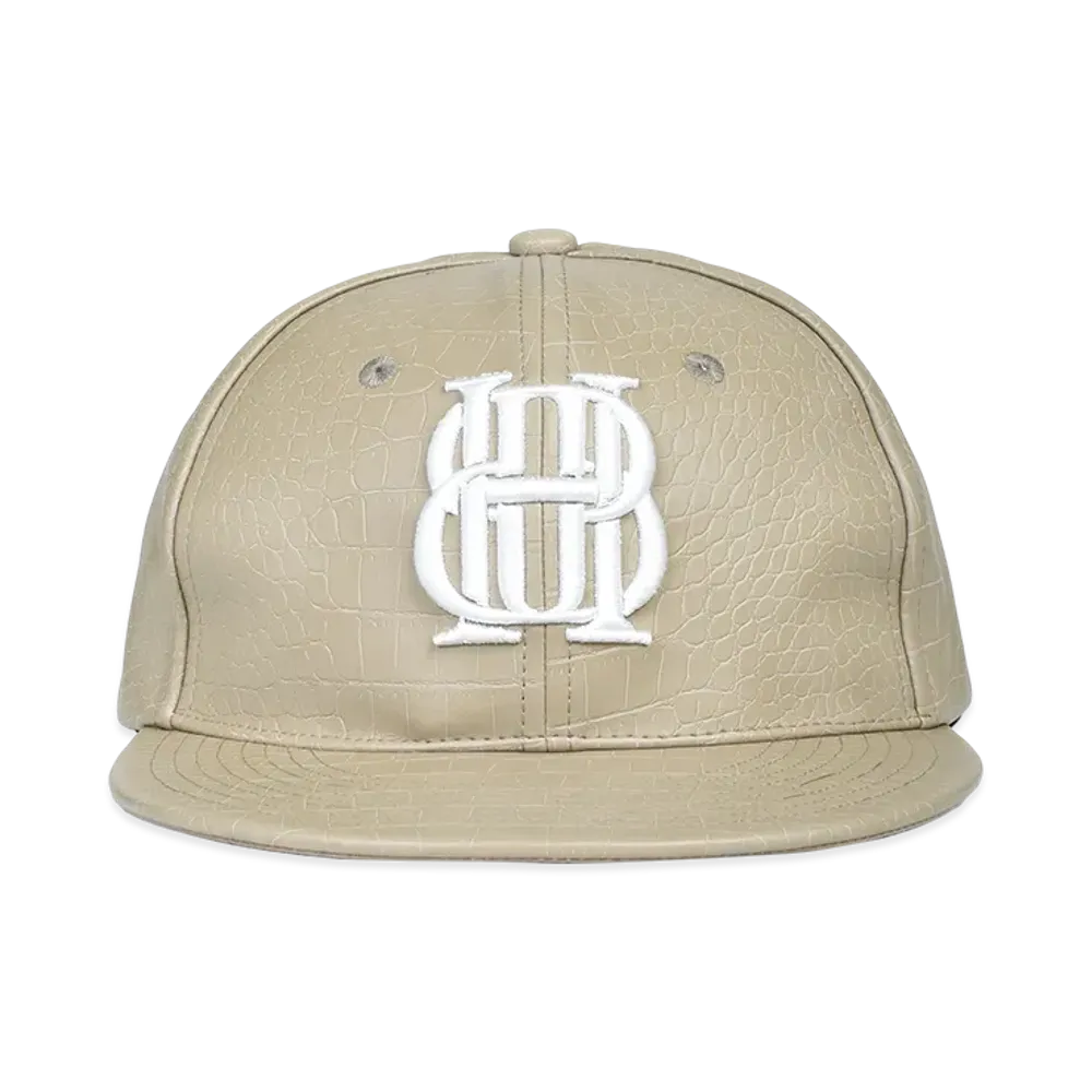 BREATH BH Logo Faux Crocodile Cap "Beige"
