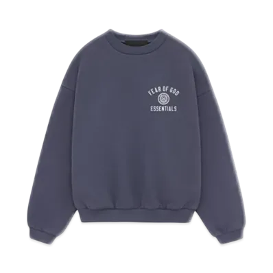 FEAR OF GOD Essentials Kid's Fleece Crewneck "Marine"