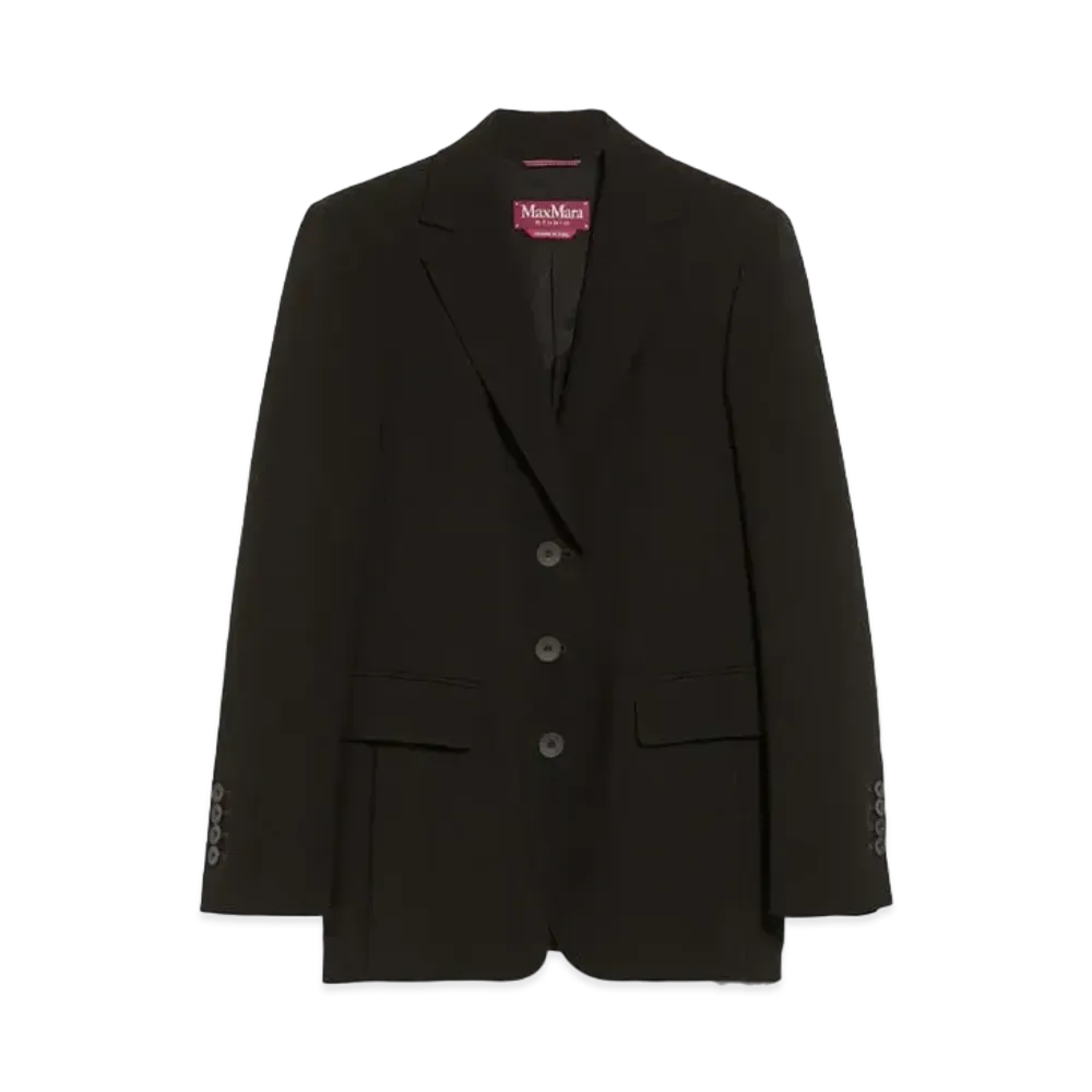 Max Mara Terni Triacetate Caddy Jacket "Black"