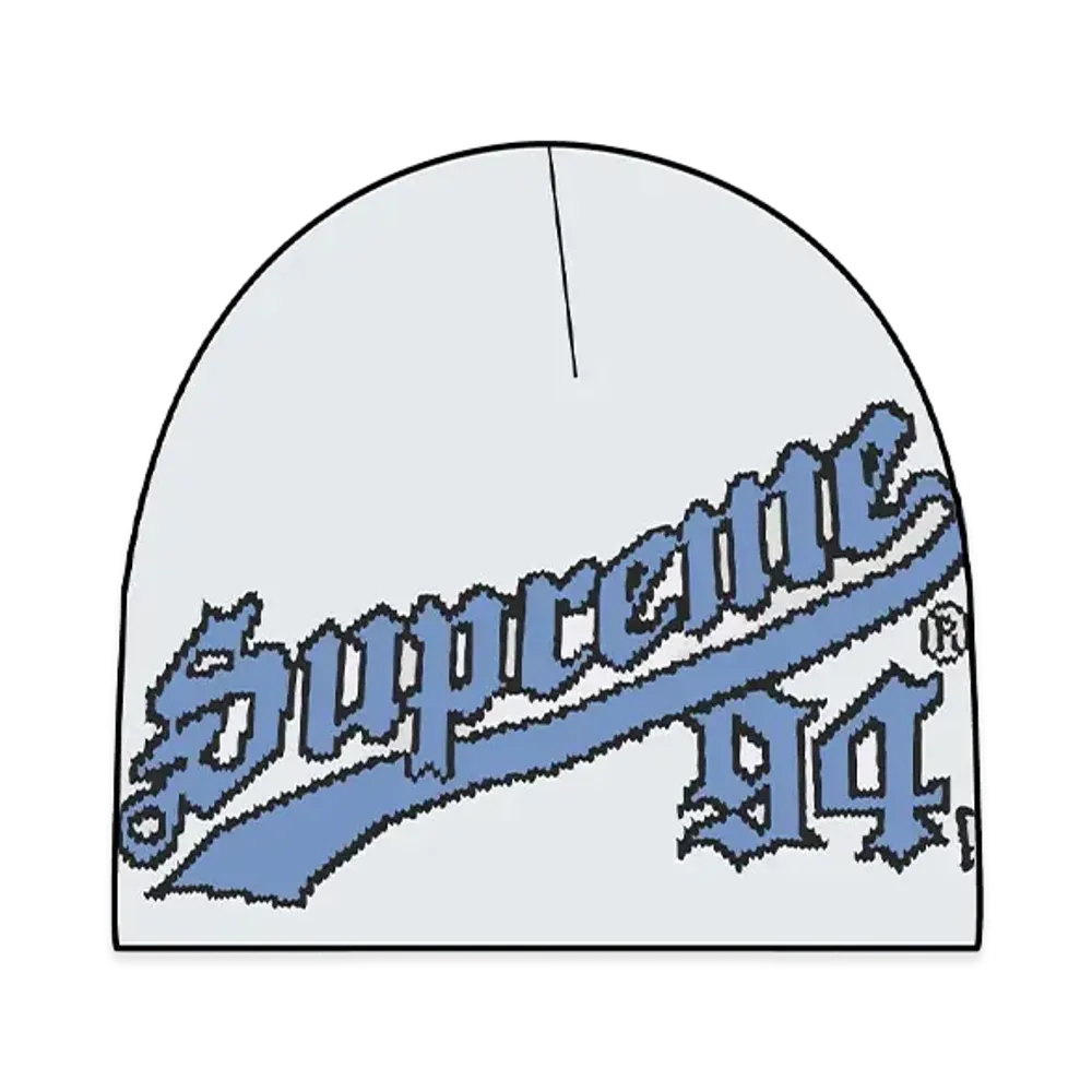 Supreme New Era Script Beanie "White"