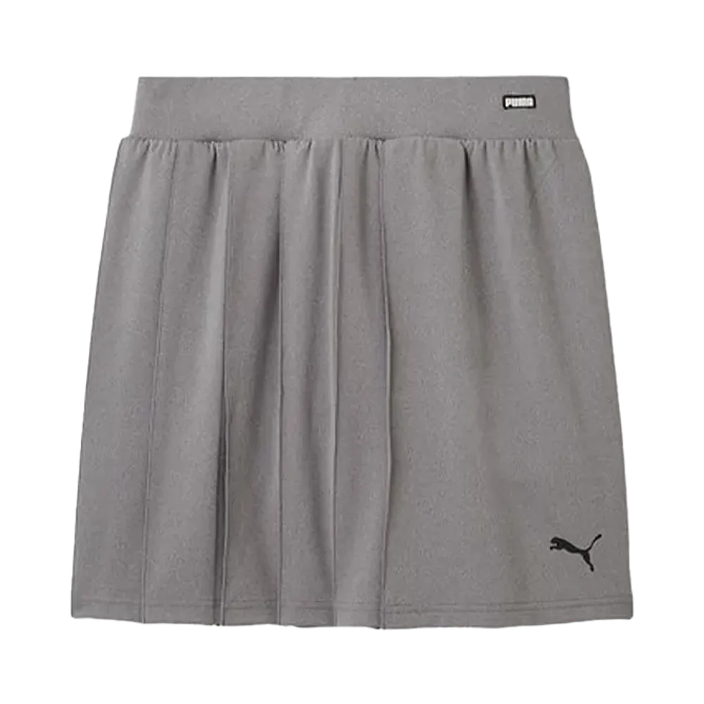 PUMA x SNIDEL Pleated Mini Skirt Shorts "Dark Gray"