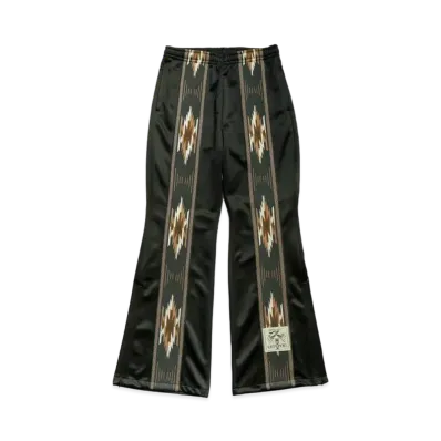 KAPITAL Smooth Jersey Track Pants "Black"