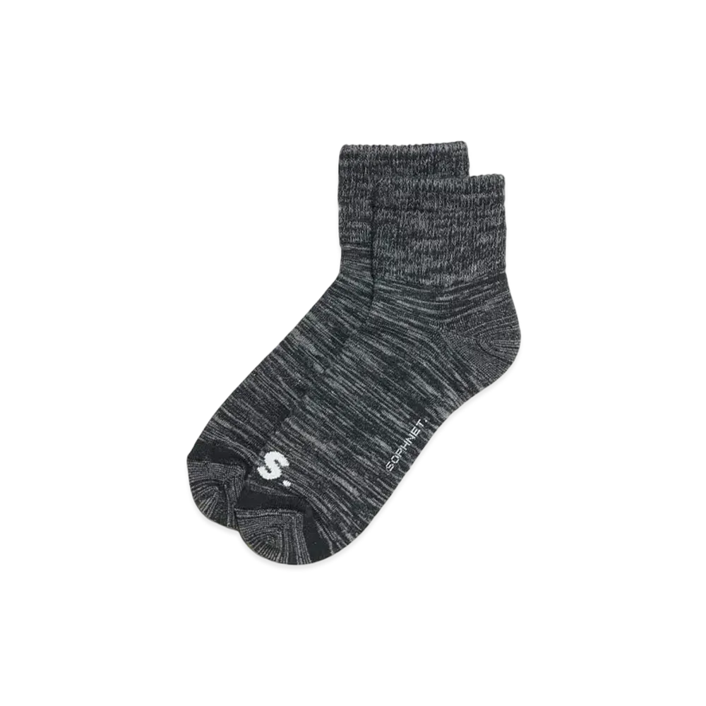 SOPHNET. Binchotan Short Socks "Black"