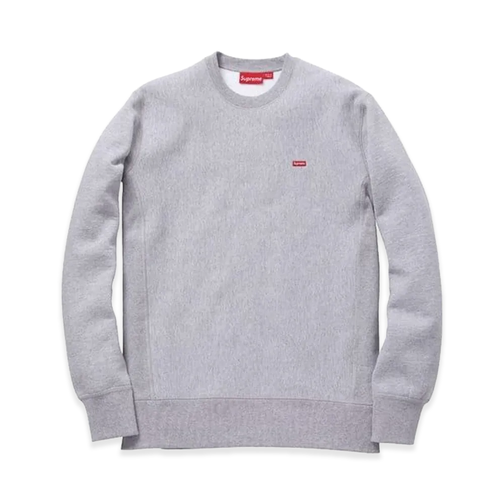 Supreme Small Box Logo Crewneck "Hether Grey"