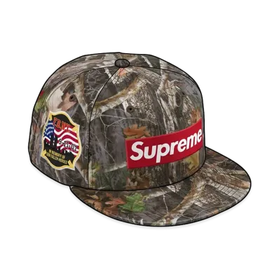 Supreme x FDNY Box Logo New Era "TrueTimber Kanati Camo"