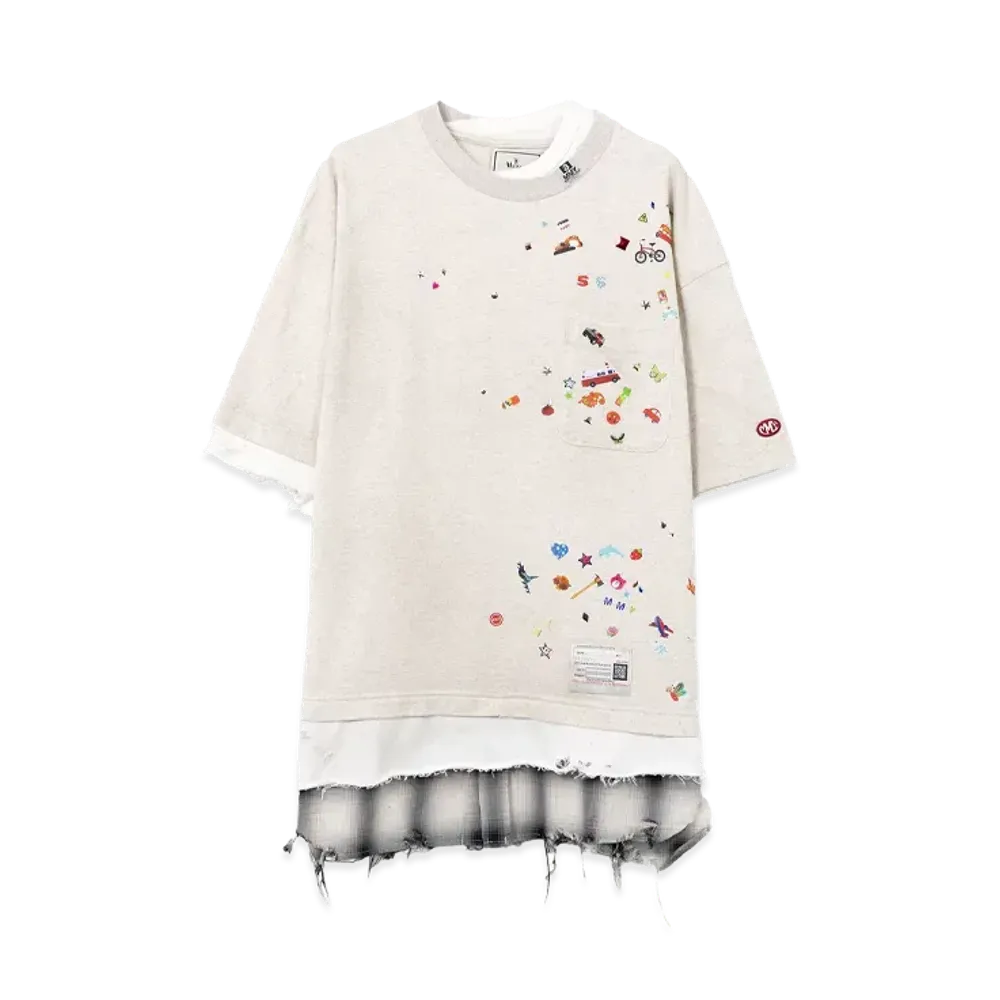Maison MIHARA YASUHIRO Triple Layered T-Shirt "White"