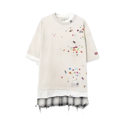 Maison MIHARA YASUHIRO Triple Layered T-Shirt "White"
