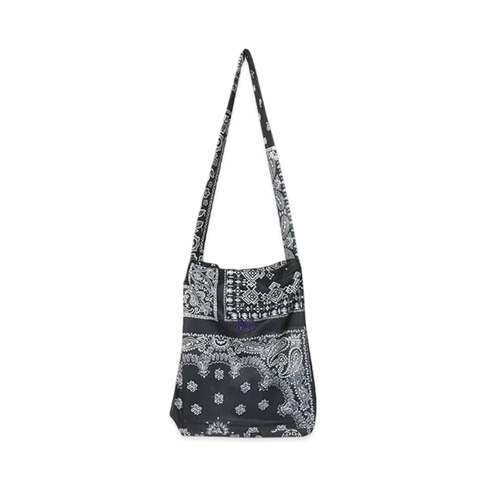 NEEDLES x MIYAGIHIDETAKA Book Bag - Bandana Print "Black"