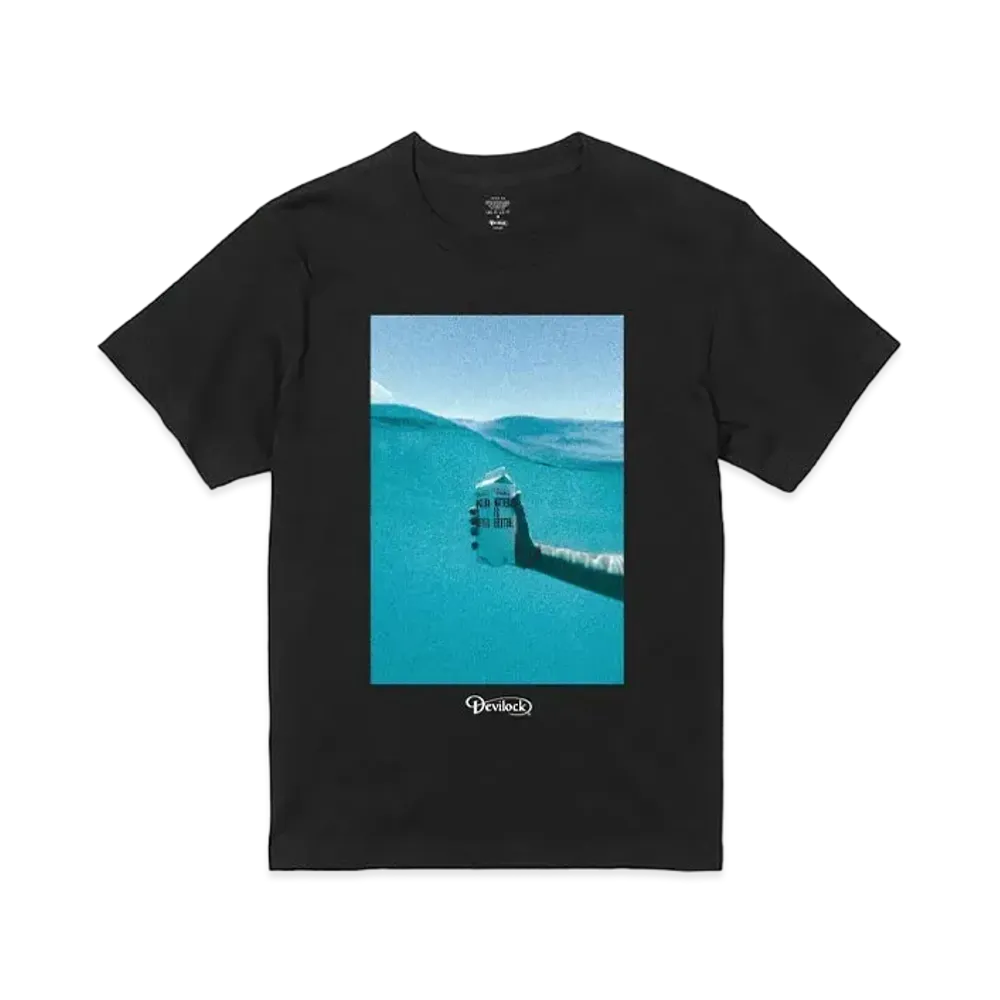 DEVILOCK WATER IS BETTER T-SHIRT "BLACK"