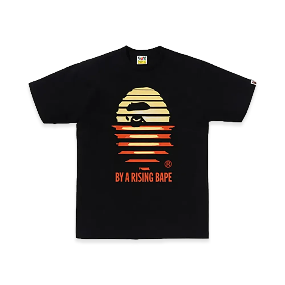A BATHING APE By A RISING BAPE Tee "Black"
