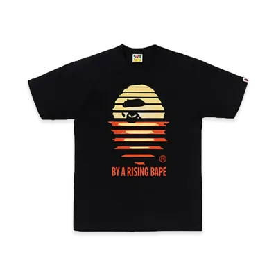 A BATHING APE By A RISING BAPE Tee "Black"