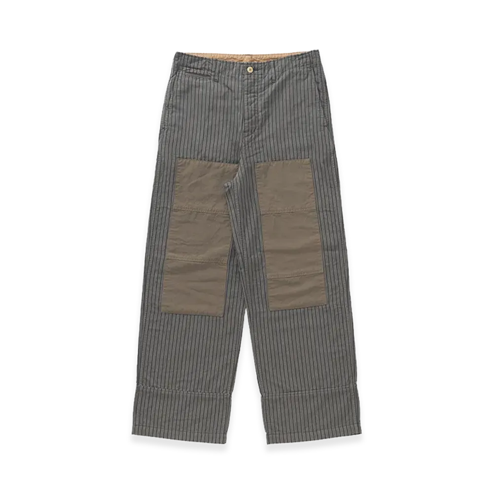 visvim EX Wide Chino Pants Stripe "Beige"
