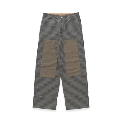 visvim EX Wide Chino Pants Stripe "Beige"