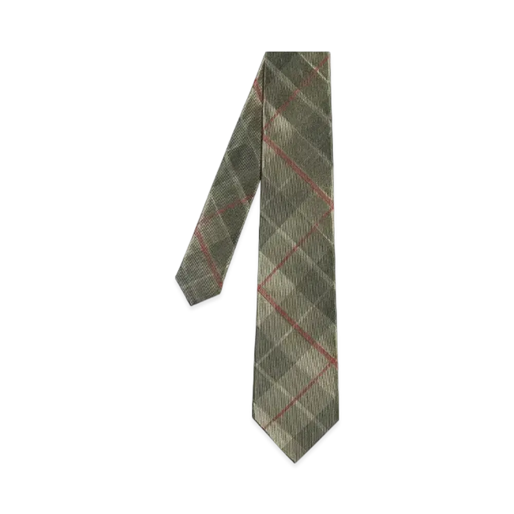 Paul Smith Tartan Check Tie "DarkGreen"