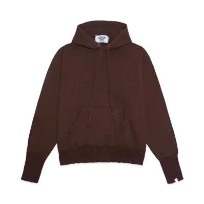 Perfect ribs Basic Hoodie "Brown"