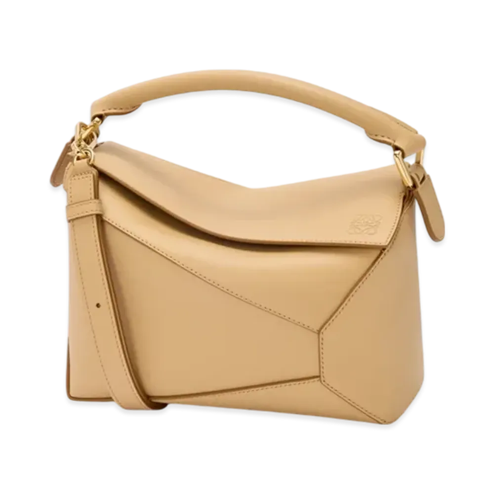 LOEWE Puzzle Bag Small "Silk Beige"