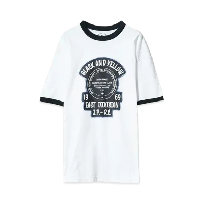 RATS TRIM PRINT TEE "BLACK"