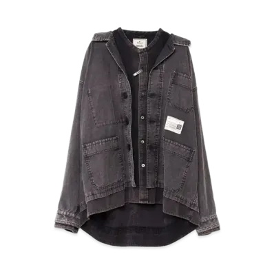 Maison MIHARA YASUHIRO Double Layered Shirt "Black"